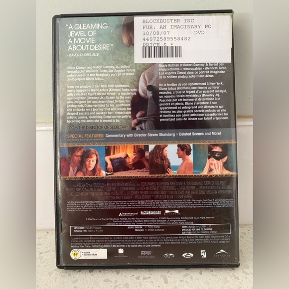 ‘Fur: An Imaginary Portrait of Diane Arbus’ DVD - Picture 2 of 4